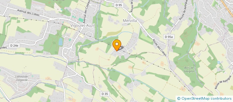 localisation de l'entreprise SCI AURIS  MERVILLA