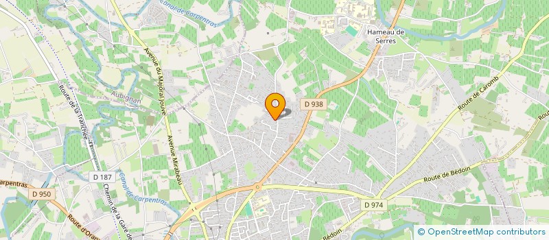 localisation de l'entreprise SCI AURISA  CARPENTRAS