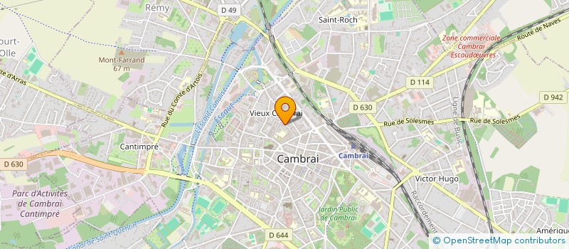 localisation de l'entreprise SCI AURISON à CAMBRAI