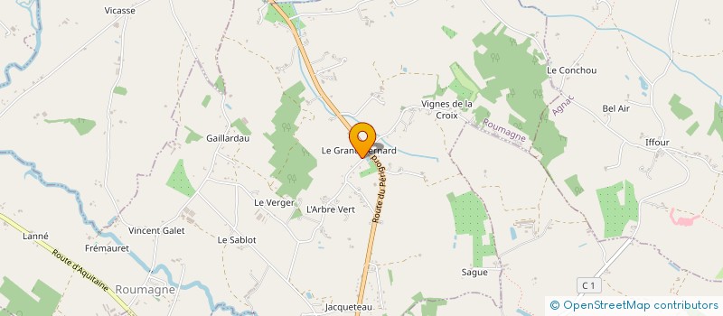 localisation de l'entreprise SCI AURLOU  LAPERCHE