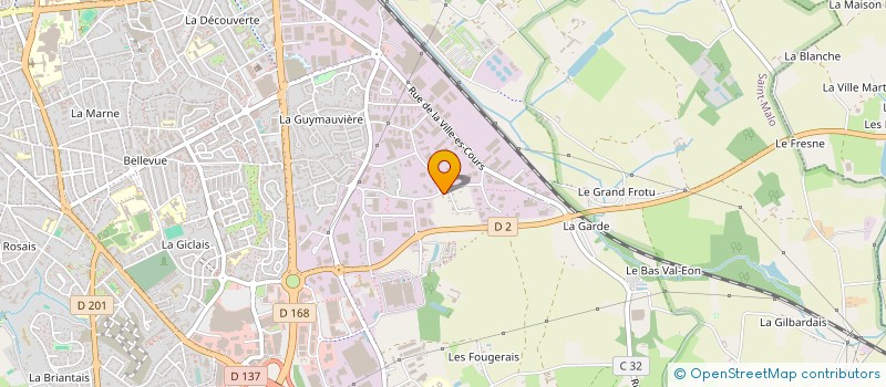 localisation de l'entreprise SCI AURNAT  SAINT-MALO