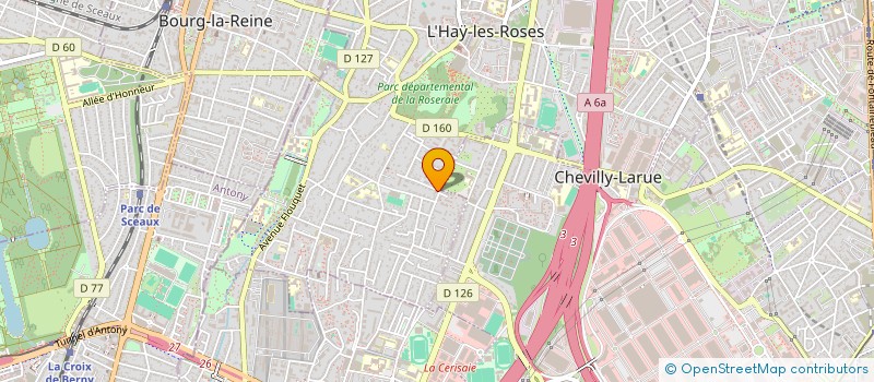 localisation de l'entreprise SCI AURNICAL  L'HAY-LES-ROSES