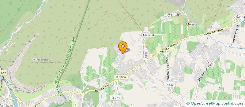 localisation de l'entreprise SCI AURO  BOISSET-ET-GAUJAC