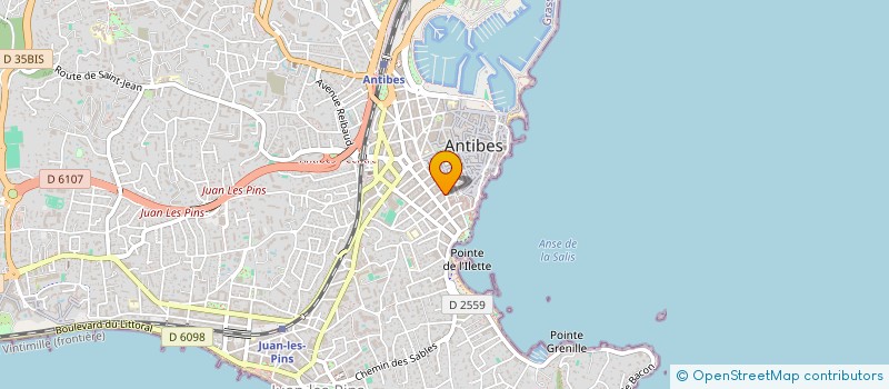 localisation de l'entreprise SCI AURO à ANTIBES