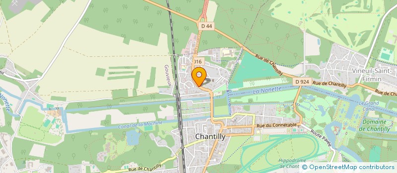 localisation de l'entreprise SCI AURO-INVEST  CHANTILLY