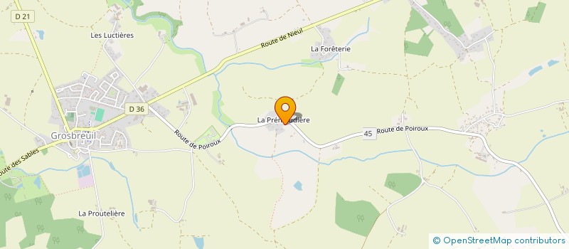 localisation de l'entreprise SCI AUROCH  GROSBREUIL