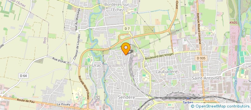 localisation de l'entreprise SCI AUROLINE  BORDERES-SUR-L'ECHEZ