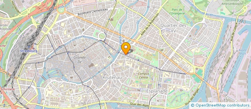 localisation de l'entreprise SCI AUROMA  STRASBOURG