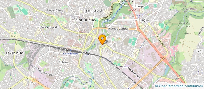 localisation de l'entreprise SCI AUROMA  SAINT-BRIEUC