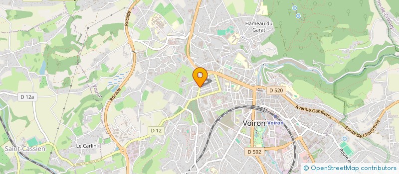 localisation de l'entreprise SCI AURONITENS à VOIRON