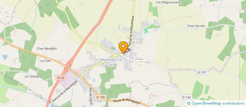 localisation de l'entreprise SCI AUROPHA  MONTLIEU-LA-GARDE