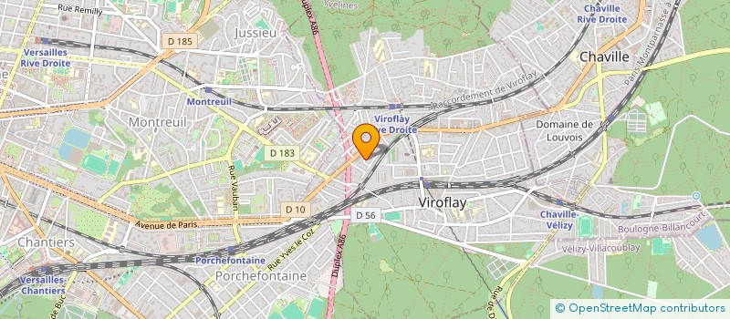 localisation de l'entreprise SCI AURORA  VIROFLAY