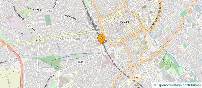 localisation de l'entreprise SCI AURORA  TROYES
