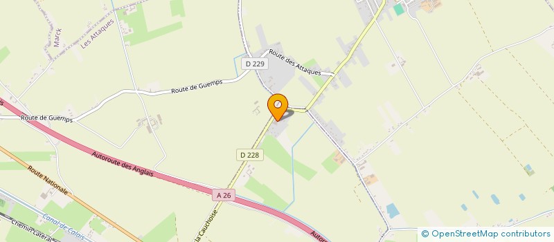 localisation de l'entreprise SCI AURORE  ARDRES