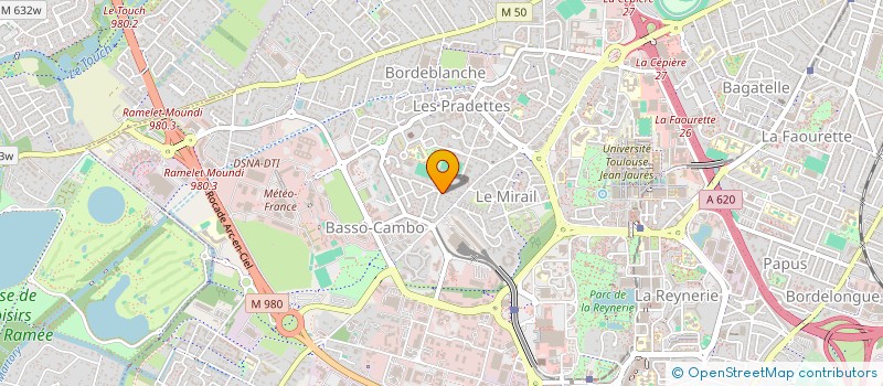 localisation de l'entreprise SCI AURORE à TOULOUSE