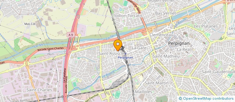 localisation de l'entreprise SCI AURORE  PERPIGNAN