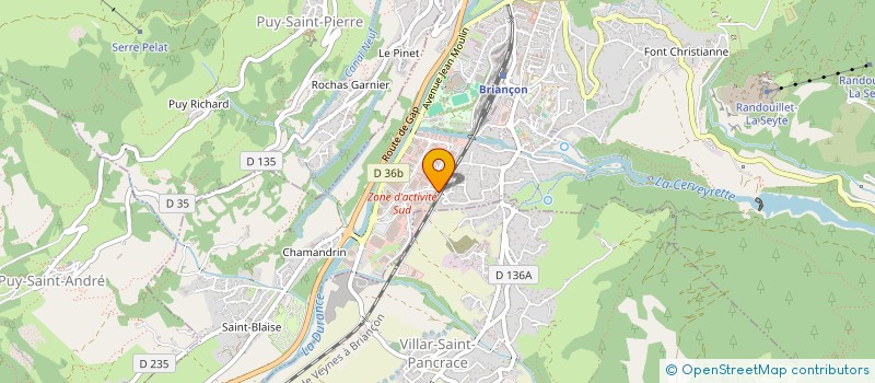 localisation de l'entreprise SCI AURORE  BRIANCON