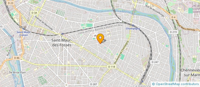 localisation de l'entreprise SCI AURORE à SAINT-MAUR-DES-FOSSES