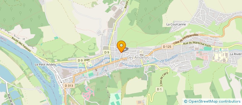 localisation de l'entreprise SCI AURORE  LES ANDELYS