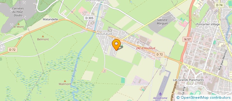 localisation de l'entreprise SCI AURORE  HOUTAUD