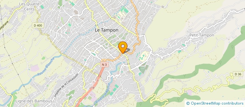 localisation de l'entreprise SCI AURORE à LE TAMPON