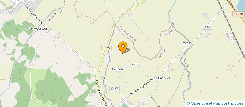 localisation de l'entreprise SCI AURORE à SAVERDUN