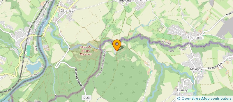 localisation de l'entreprise SCI AURORE  VIRY