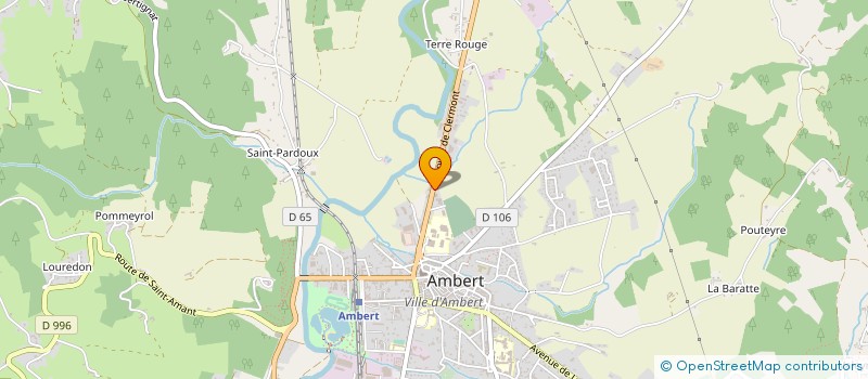 localisation de l'entreprise SCI AURORE à AMBERT
