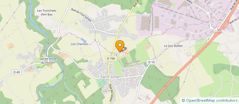 localisation de l'entreprise SCI AURORE  PLOUFRAGAN