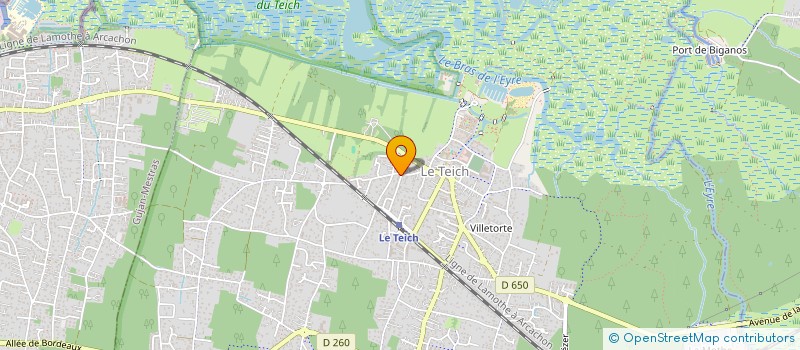 localisation de l'entreprise SCI AURORE à LE TEICH
