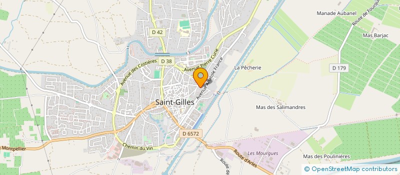 localisation de l'entreprise SCI AURORE à SAINT-GILLES