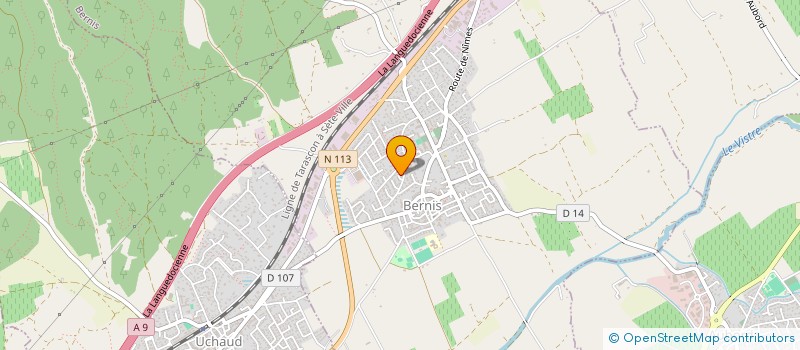 localisation de l'entreprise SCI AURORE  BERNIS