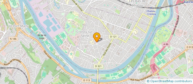 localisation de l'entreprise SCI AURORE  CROISSY-SUR-SEINE