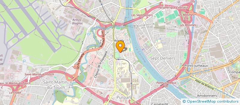 localisation de l'entreprise SCI AURORE  TOULOUSE