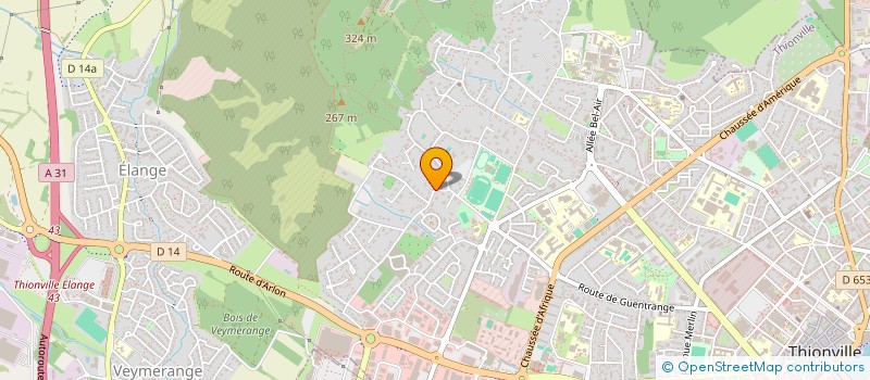 localisation de l'entreprise SCI AURORE à THIONVILLE