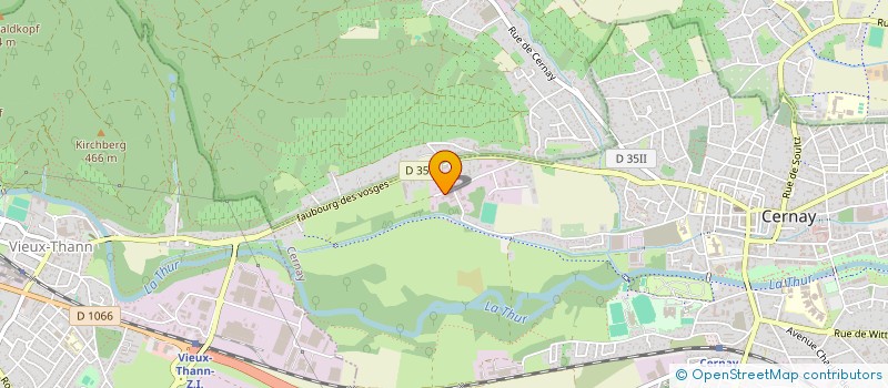 localisation de l'entreprise SCI AURORE  CERNAY