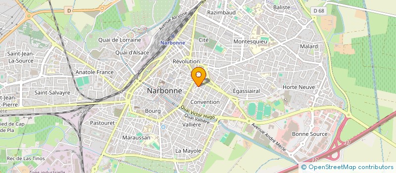 localisation de l'entreprise SCI AURORE à NARBONNE