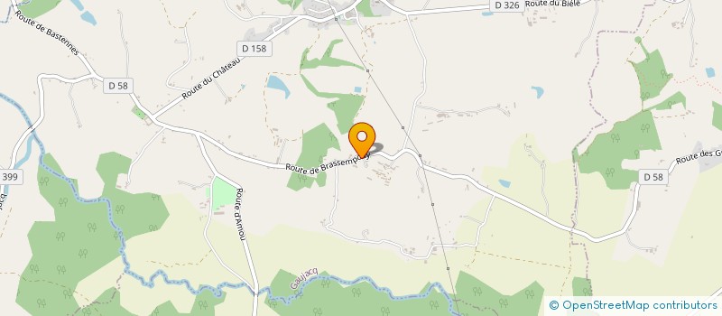 localisation de l'entreprise SCI AURORE  GAUJACQ