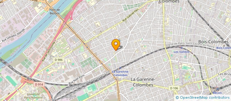 localisation de l'entreprise SCI AURORE à COLOMBES