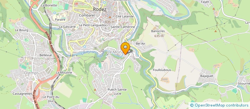 localisation de l'entreprise SCI AURORE  ONET LE CHATEAU