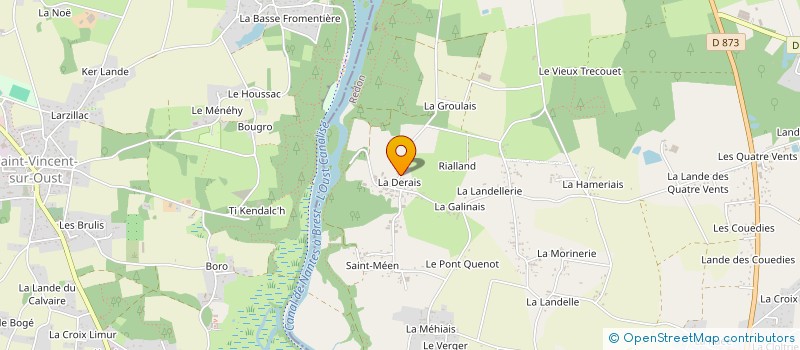 localisation de l'entreprise SCI AURORE  BAINS-SUR-OUST