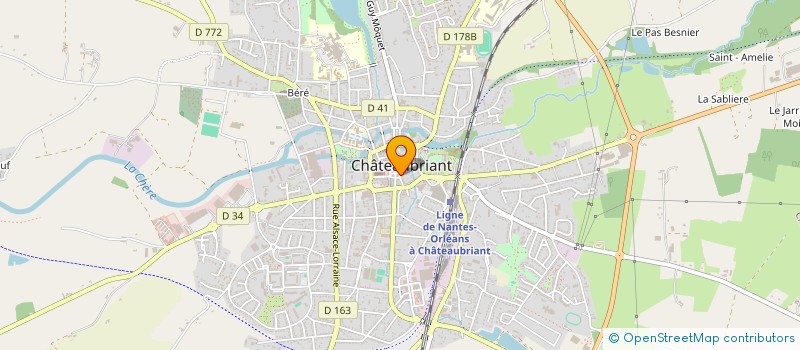 localisation de l'entreprise SCI AURORE  CHATEAUBRIANT