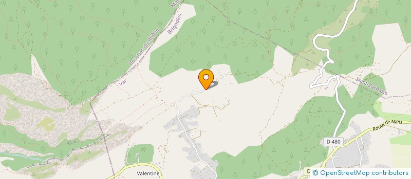 localisation de l'entreprise SCI AURORE  PLAN-D'AUPS-SAINTE-BAUME