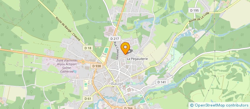 localisation de l'entreprise SCI AURORE  BAUGE-EN-ANJOU