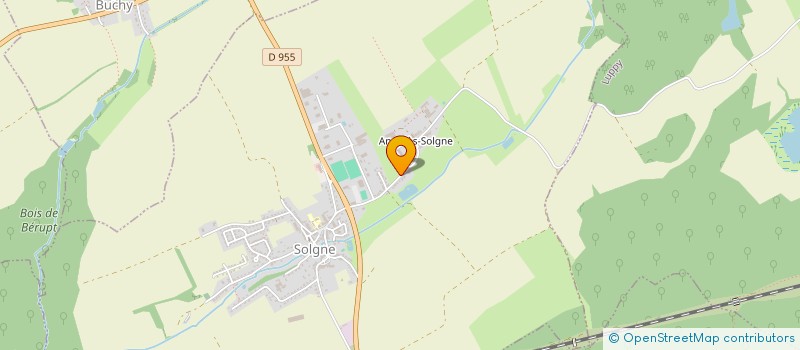 localisation de l'entreprise SCI AURORE  SOLGNE