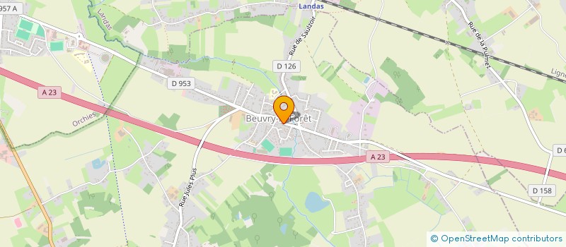 localisation de l'entreprise SCI AURORE  BEUVRY-LA-FORET