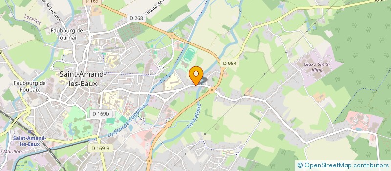 localisation de l'entreprise SCI AURORE DUPIRE  SAINT-AMAND-LES-EAUX