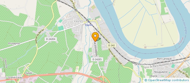 localisation de l'entreprise SCI AURORE ET THIBAULT  VAYRES