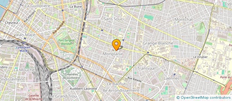 localisation de l'entreprise SCI AURORE-MONPLAISIR  LYON