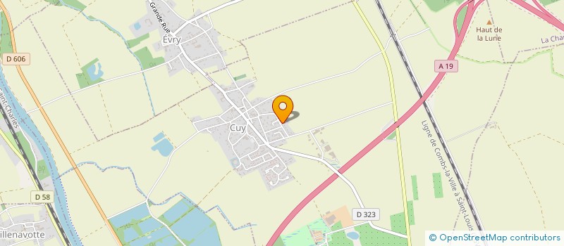 localisation de l'entreprise SCI AUROUSSEAU  CUY